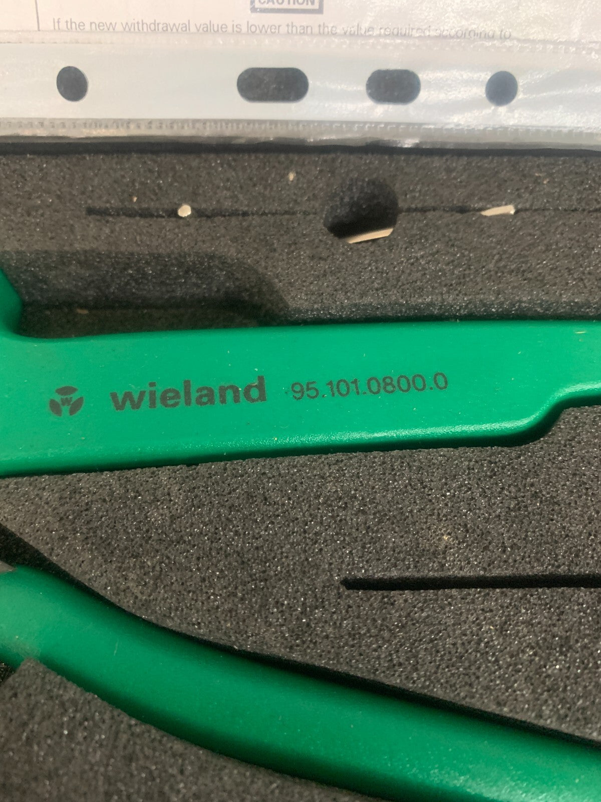 WIELAND GRIMPING TOOL 95.101.0600.0  IN CASE1