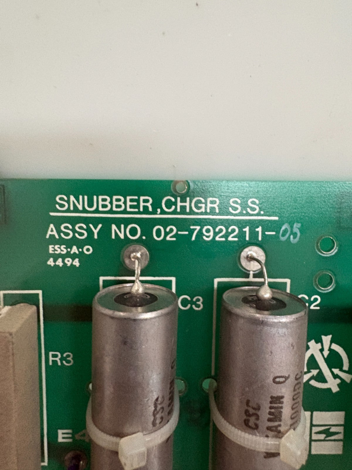 LIEBERT SNUBBER CHGR S.S ASSY 02-792211-03 REV C P/L 1