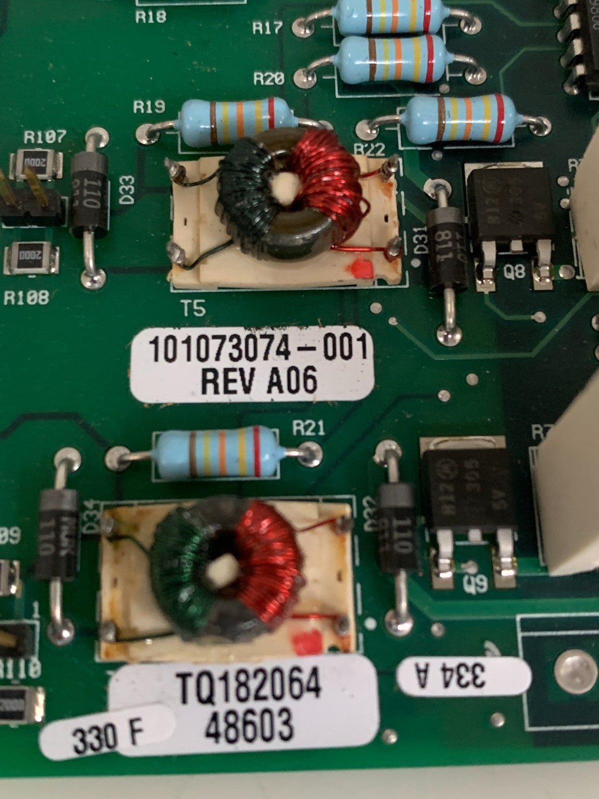 EXIDE ELECTRONICS RECTIFIER CONTROL BOARD 101073074-001 REV A064