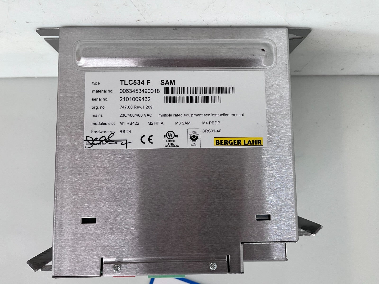 BERGER LAHR TLC534F SAM  Servo Drive 006343490018