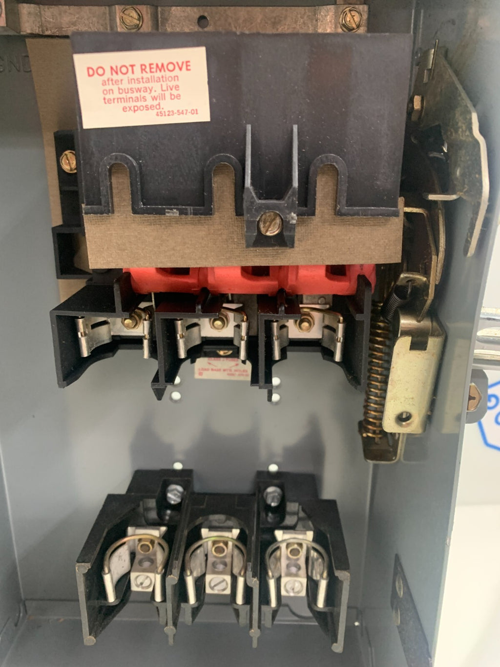 Square D PQ3606G 60 amp 600V Vertical Busway Switch