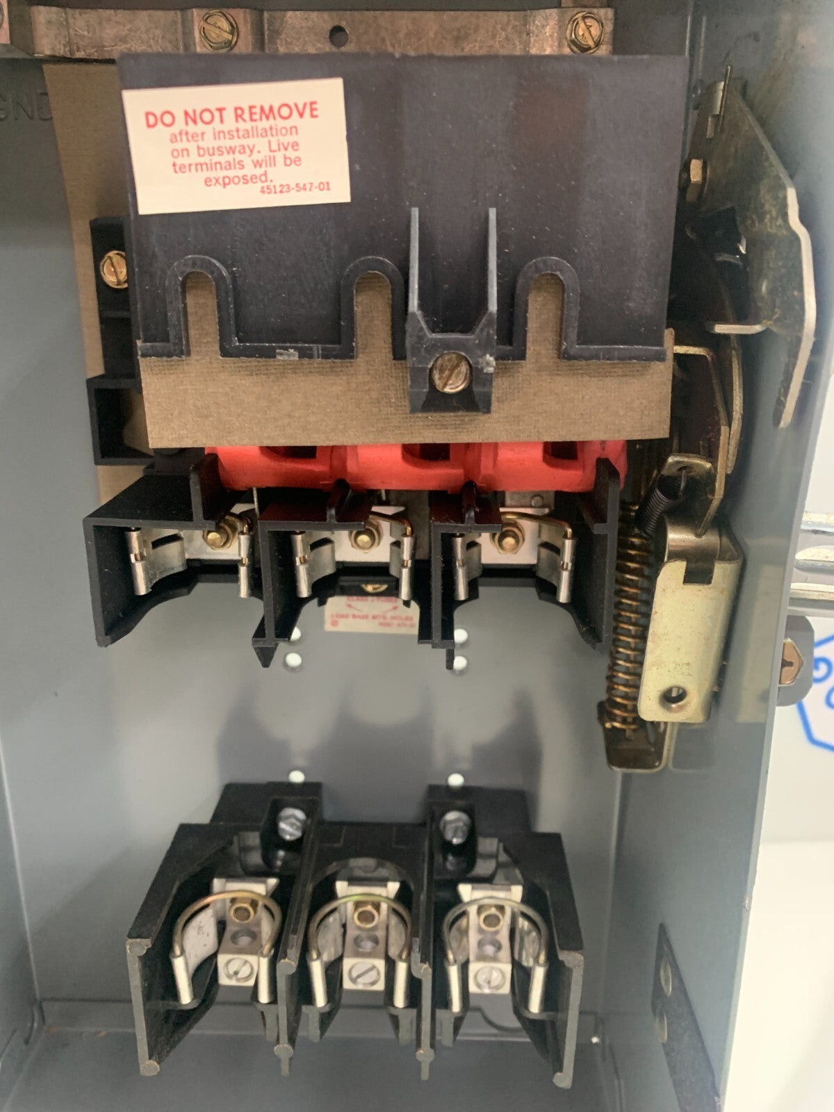 Square D PQ3606G 60 amp 600V Vertical Busway Switch