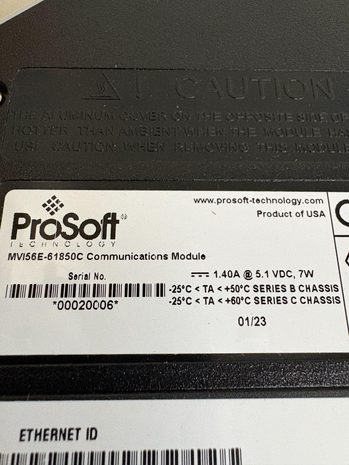 PROSOFT COMMUNICATION MODULE MVI56E-61850C4