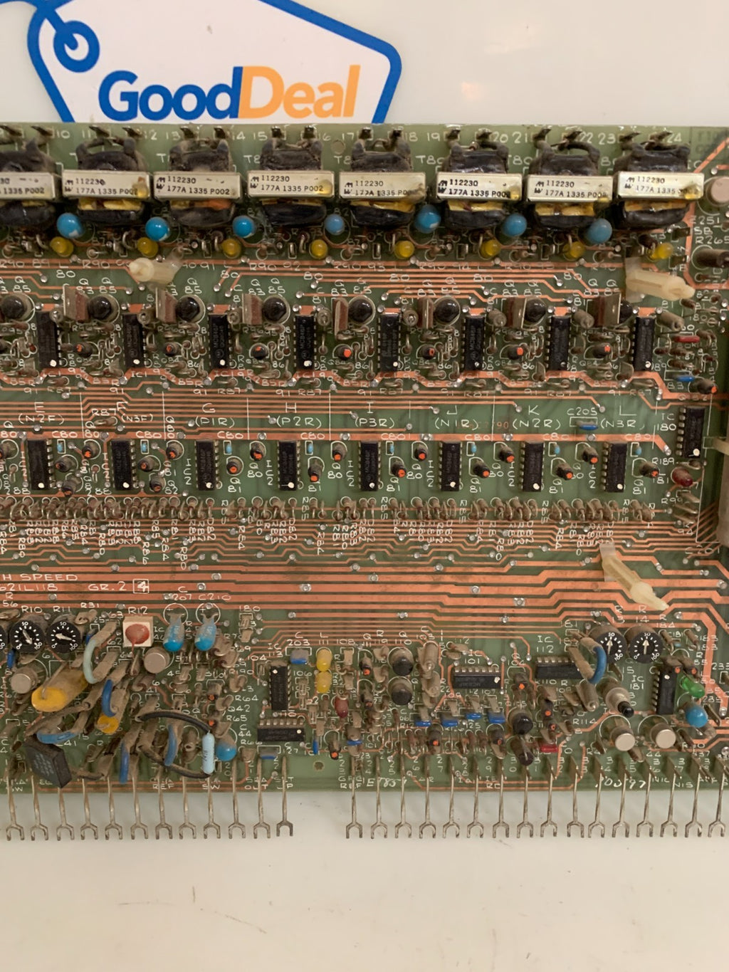 GE FANUC 6 PULSE NON REVERSING WITH SPEED CURRENT REGULATOR BOARD 621L118 GR22