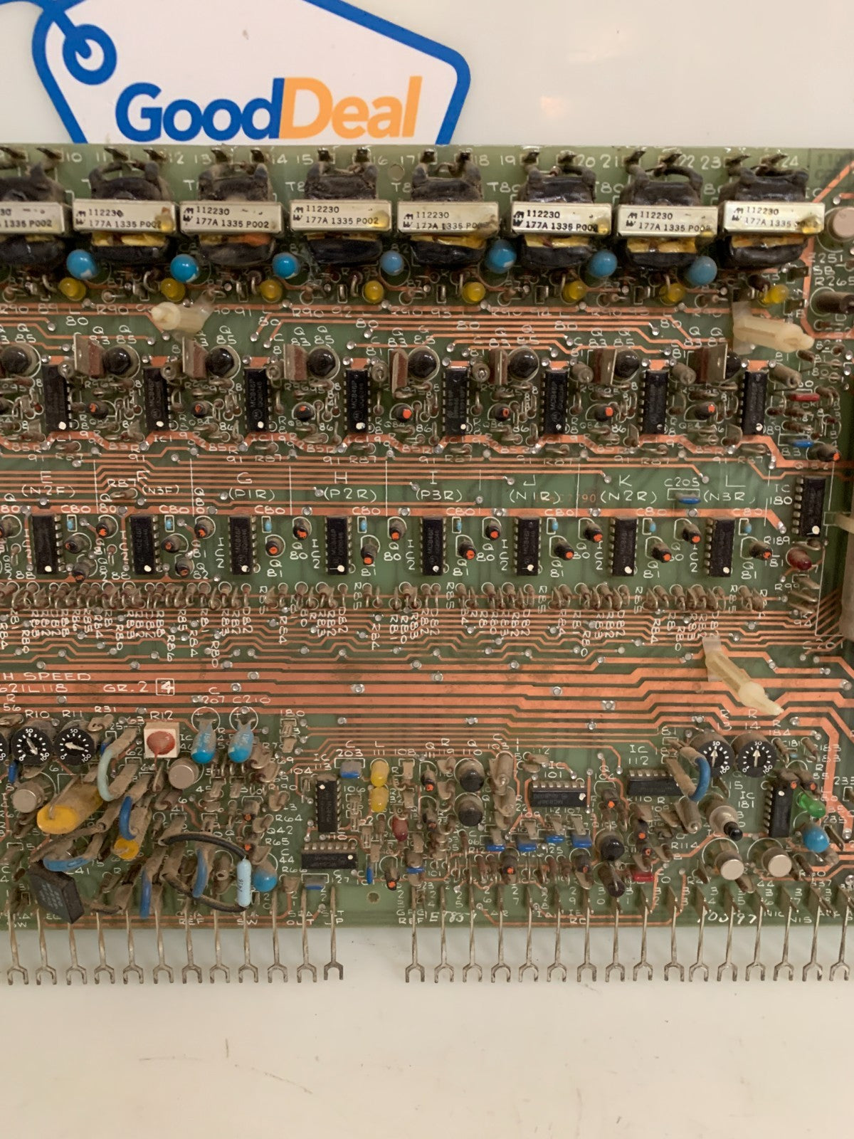 GE FANUC 6 PULSE NON REVERSING WITH SPEED CURRENT REGULATOR BOARD 621L118 GR22