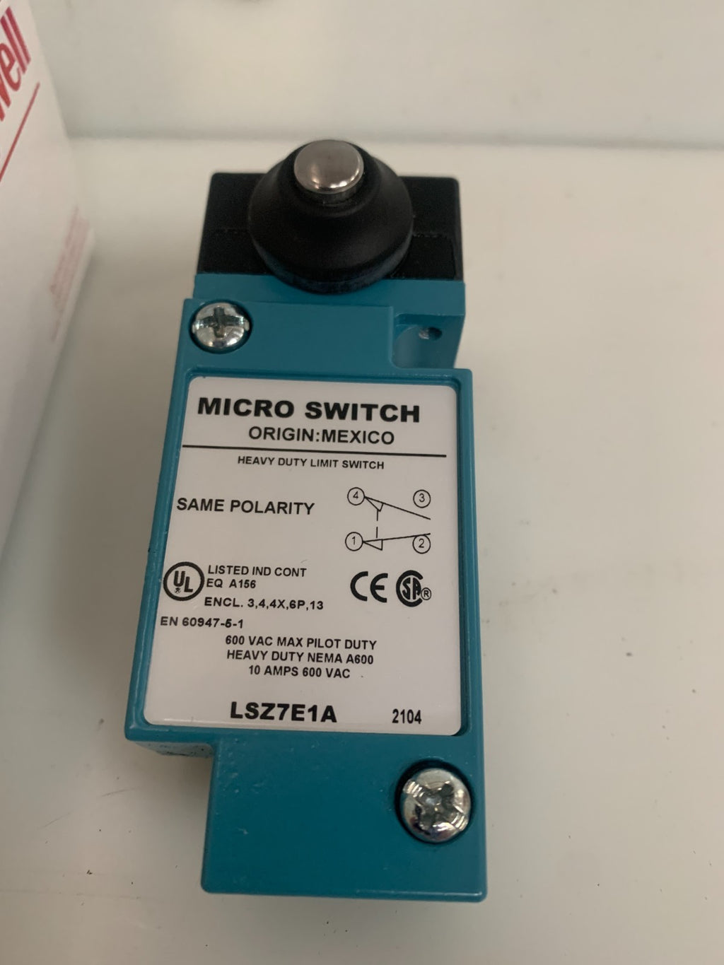 HONEYWELL H DUTY LIMIT SWITCH LSZ7E1A1
