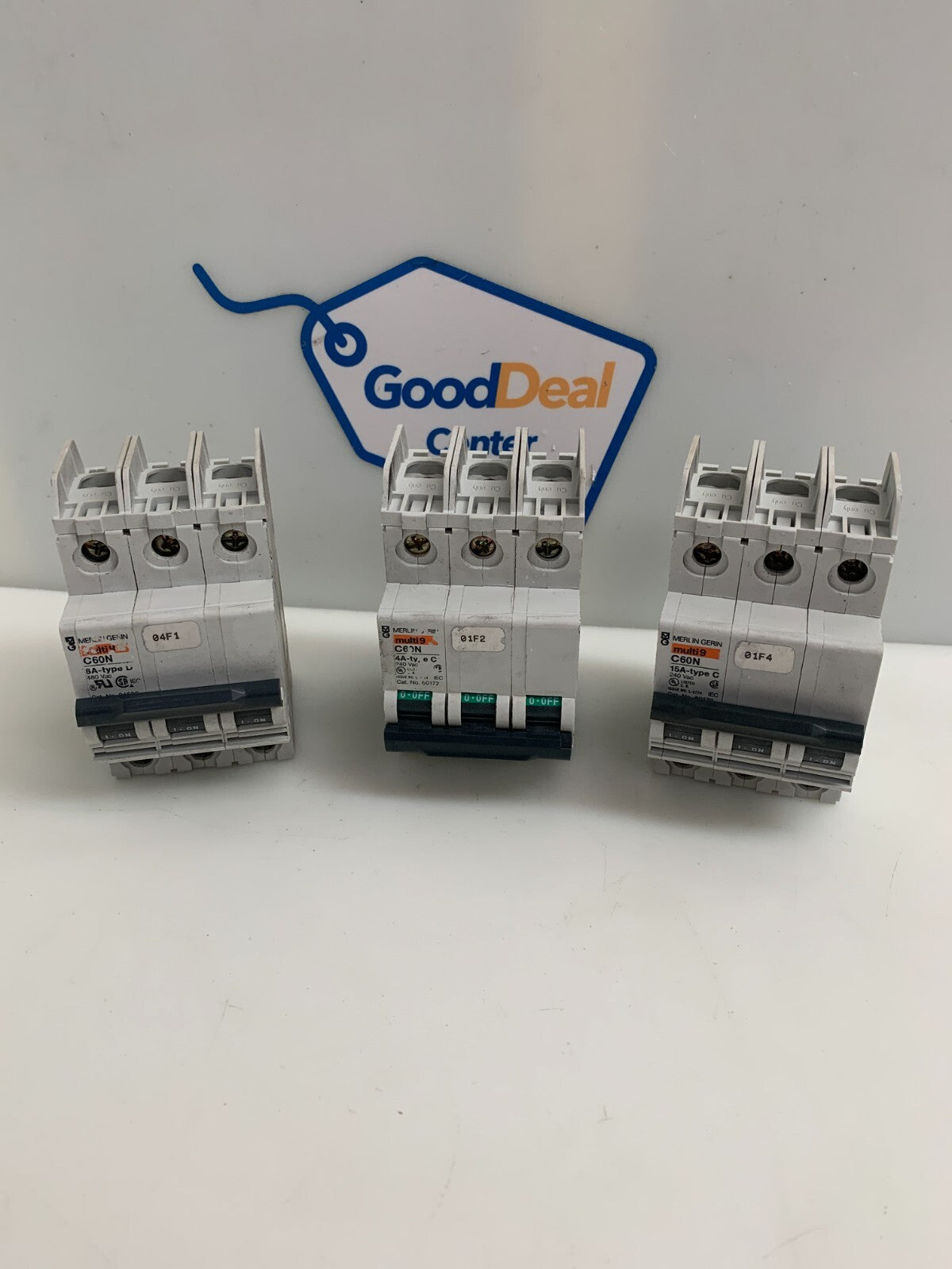 SCHNEIDER / Merlin Gerin  Multi 9   Circuit Breaker  C60N  (Lot of 3)0