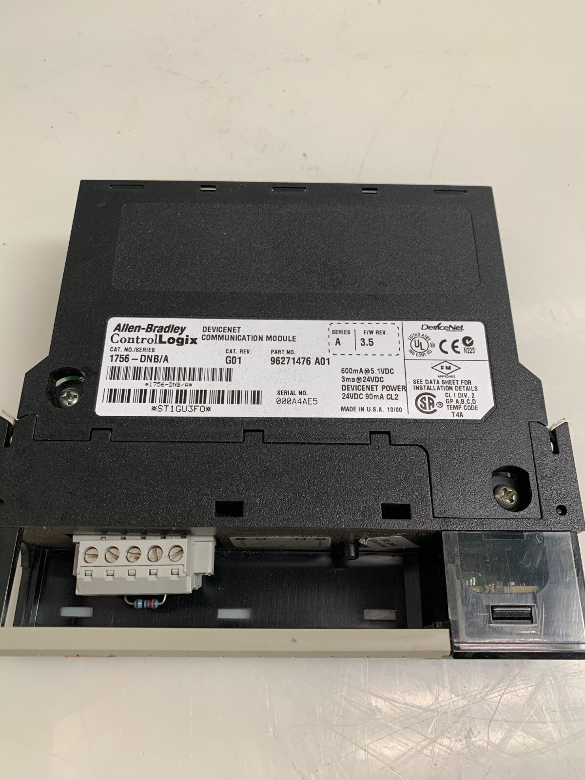 ALLEN BRADLEY / Logix   1756-DNB/A  PLC Module  G01