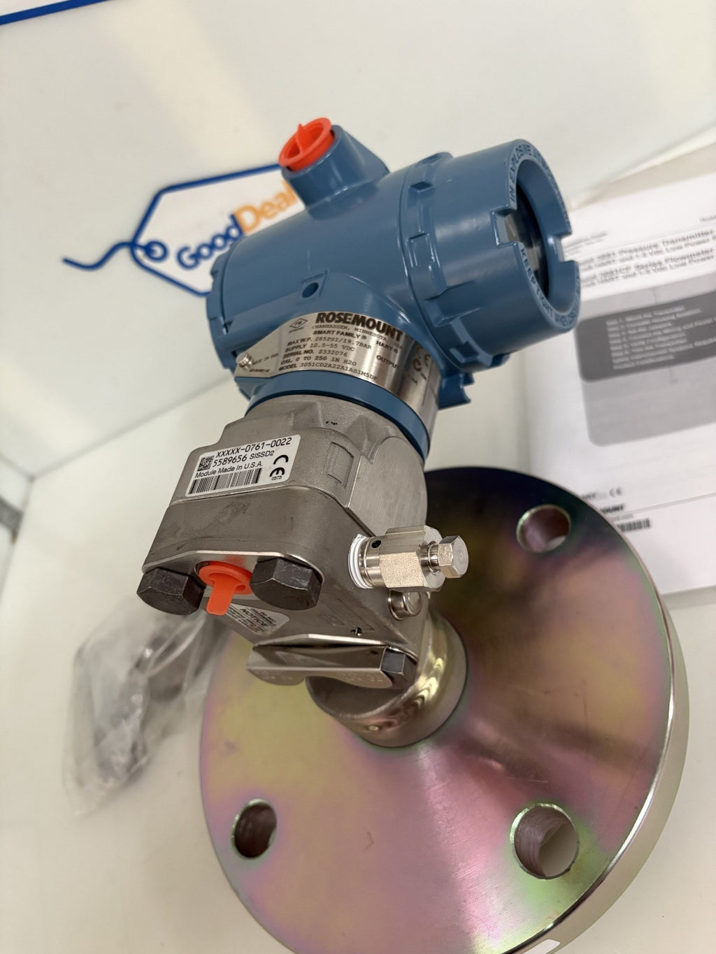 EMERSON ROSEMOUNT SMART FAMILY PRESSURE TRANSMITTER 3051CD2A22A1AS1M5DF