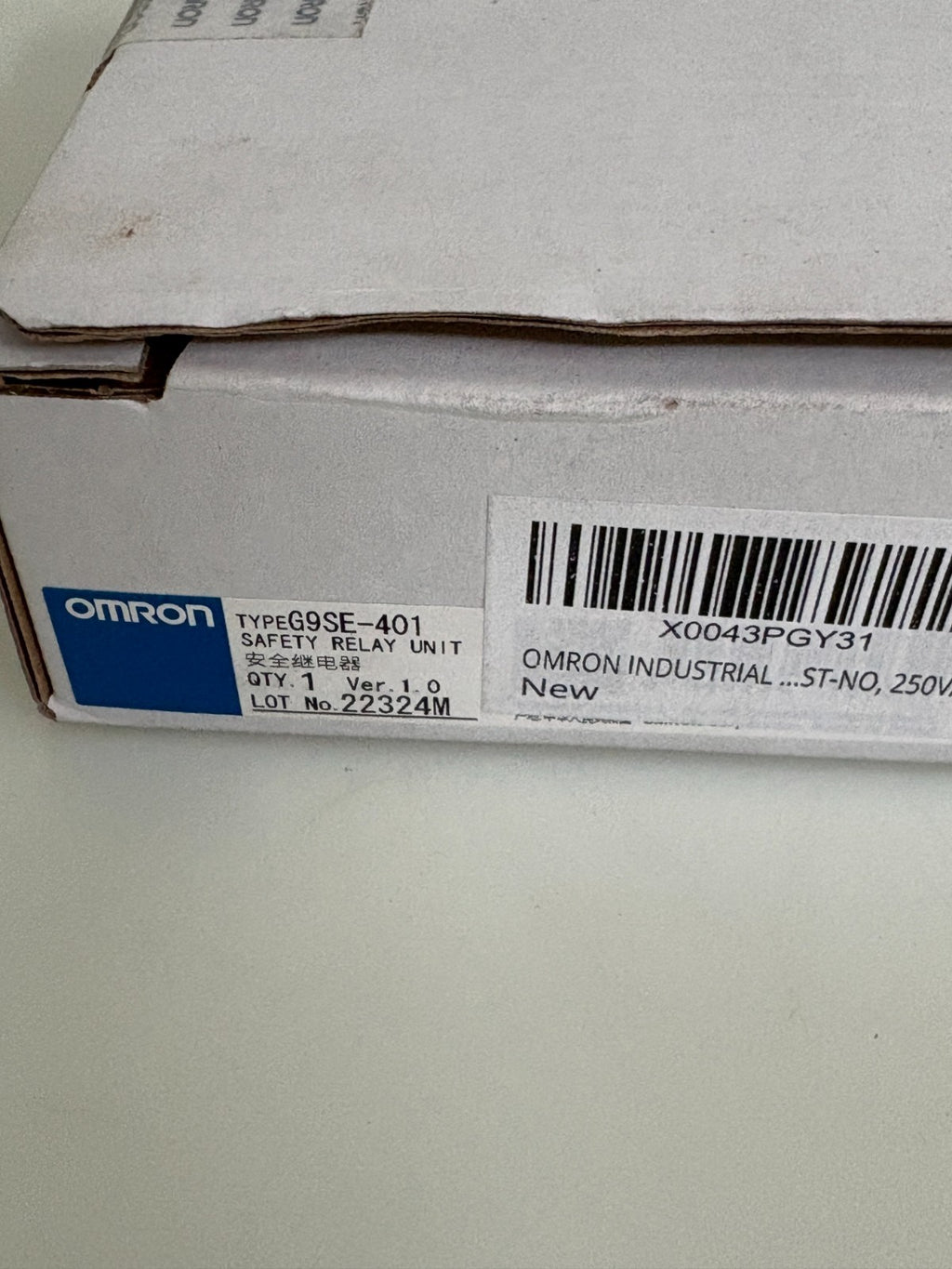 OMRON SAFETY RELAY G9SE-401