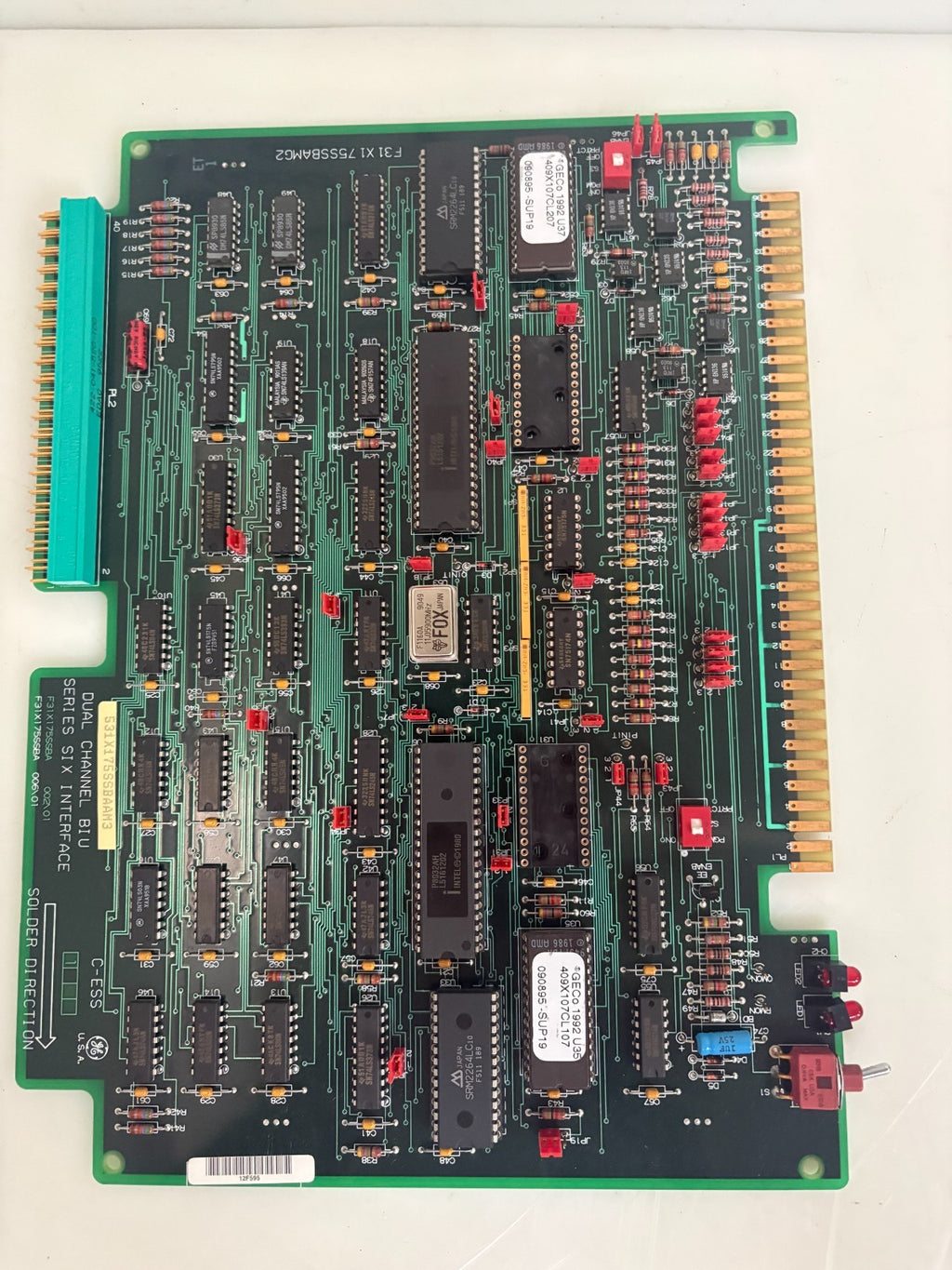 GE FANUC DRIVE SYSTEMS BIU CARD 531X175SSBAAM3 