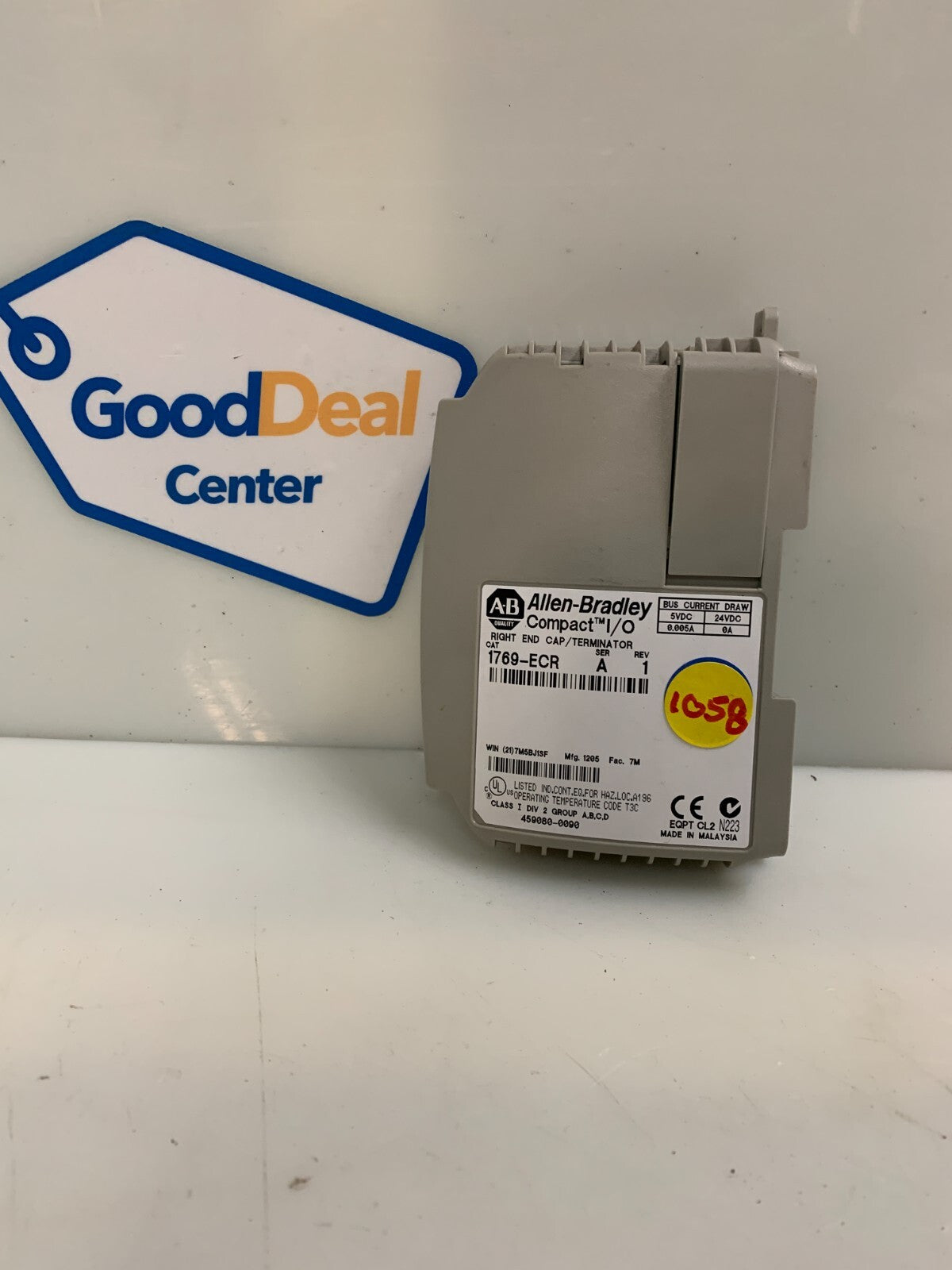 ALLEN BRADLEY 1769-ECR SERIES A Rev 1 PLC MODULE