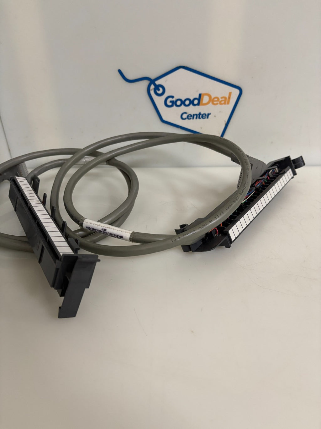 LOT OF 2 BUCHANAN WIRING ARM 1771-WH W/ALLEN BRADLEY 20 PIN FEMALE CABLE