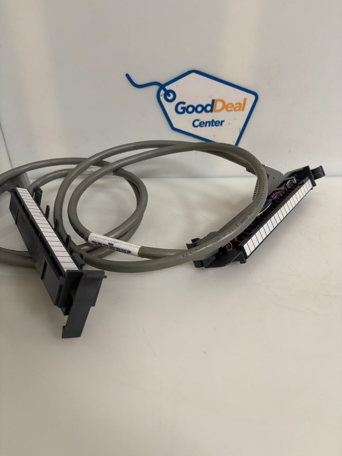 LOT OF 2 BUCHANAN WIRING ARM 1771-WH W/ALLEN BRADLEY 20 PIN FEMALE CABLE