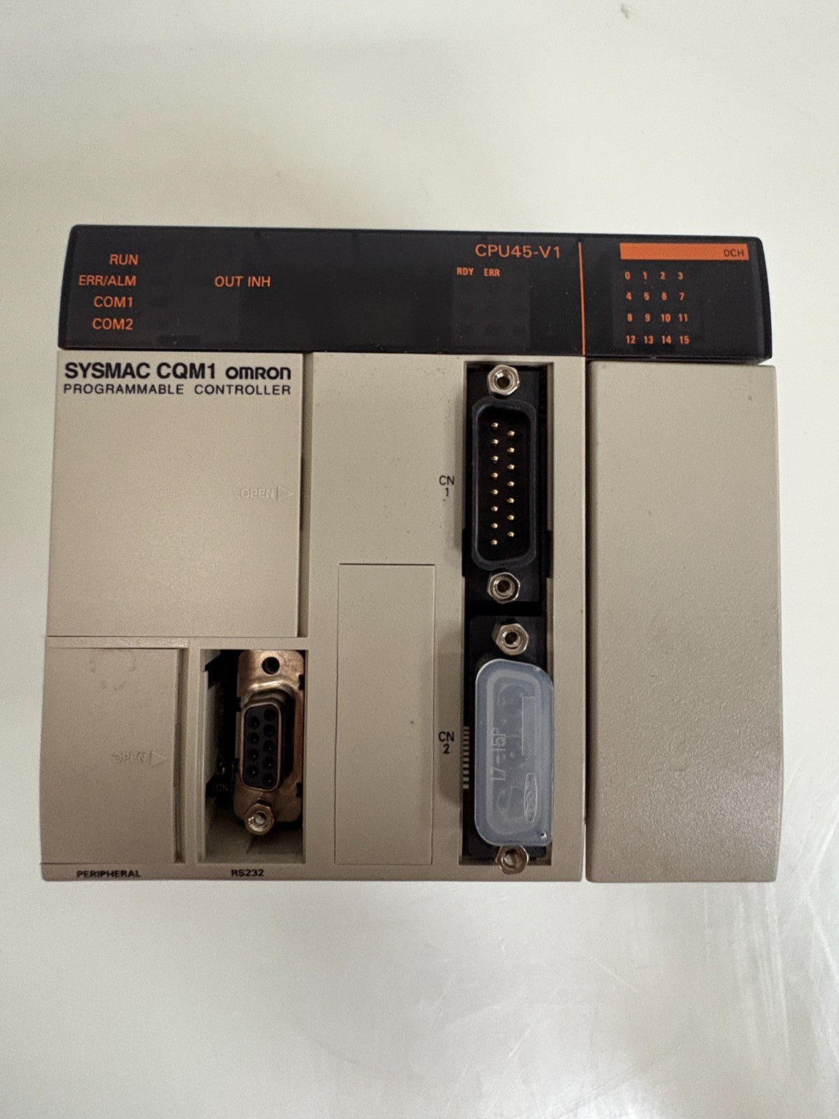 OMRON SYSMAC CQM1 CPU45-V1 PROGRAMMABLE CONTROLLER