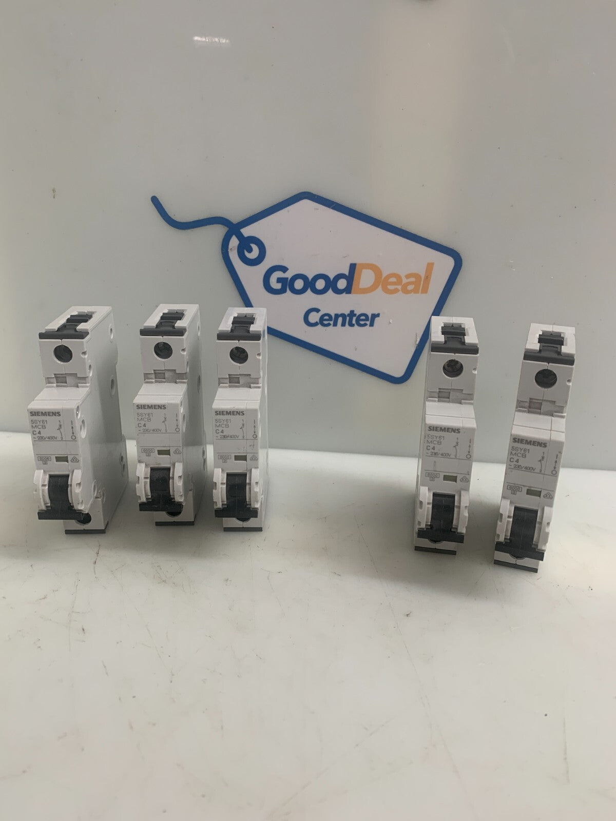 SIEMENS MCB C4  Circuit Breaker  5SY6104-7  (Lot of 5)