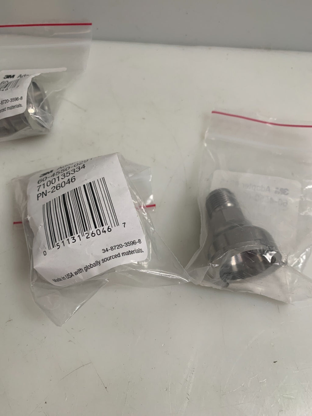 Case of 4 3M PPS Spray Gun Cup Adapter Type S15 Spray Gun Cup 3/8 male 19 Thread