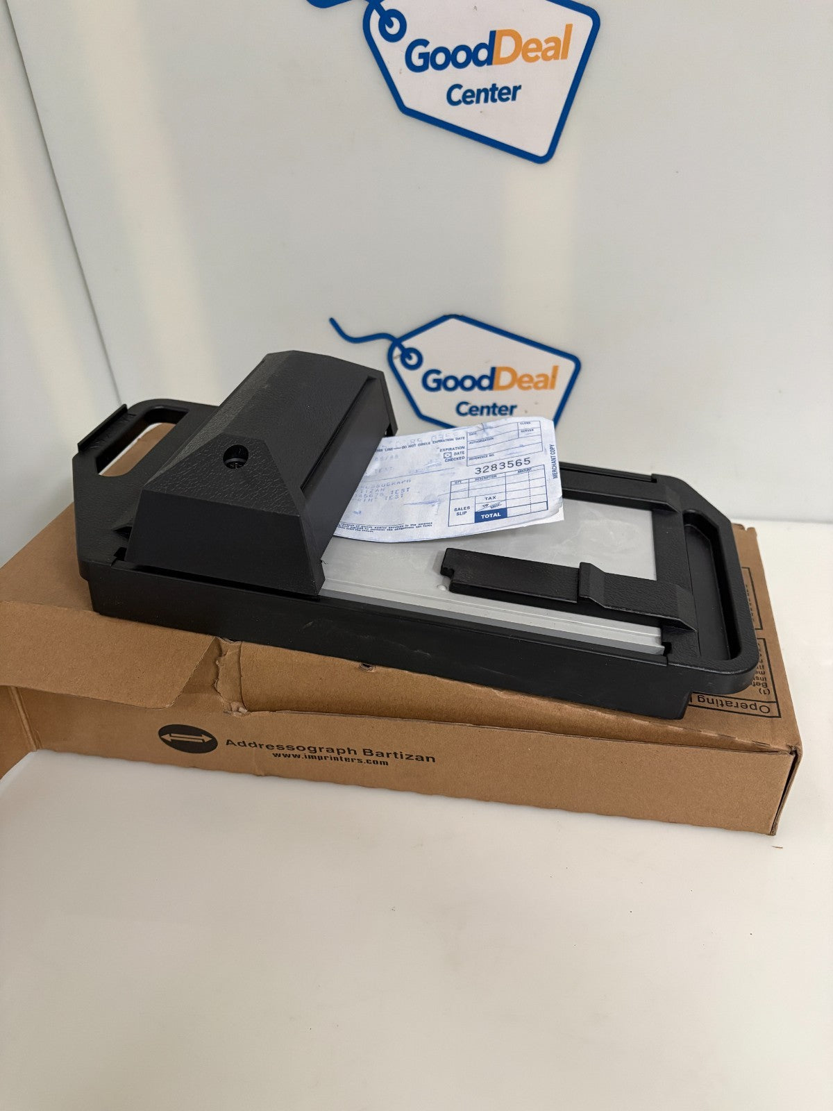 ADDRESSOGRAPH BARTIZAN CREDIT CARD FLATBED 4000 IMPRINTER