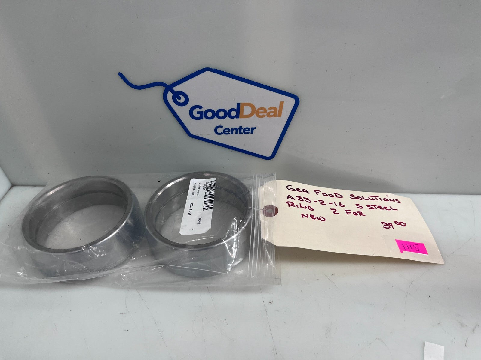 GEA A33-2-16 S Steel Ring 173A150 (Lot of 2)