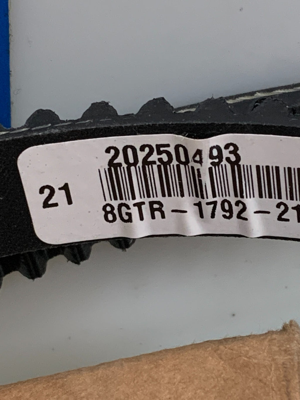 CONTINENTAL FALCON 8GTR-1792-21 SYNCHRONOUS BELT