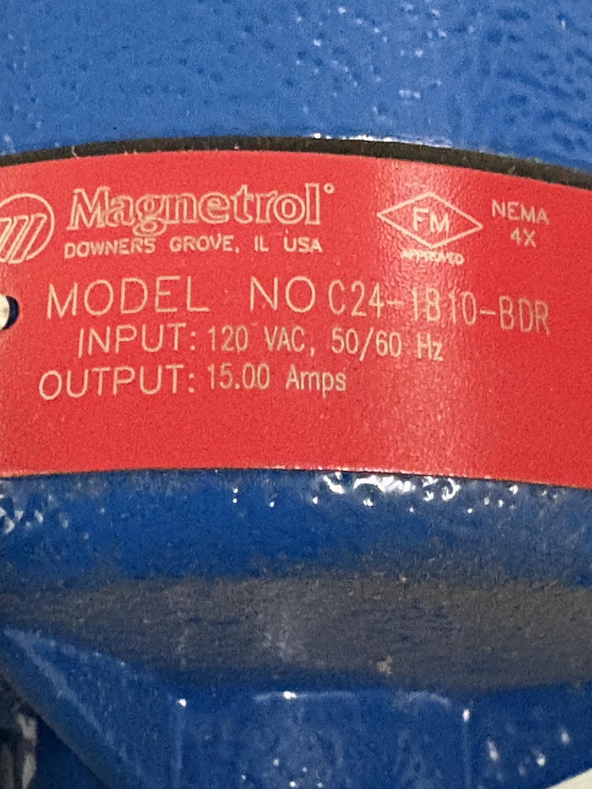 MAGNETROL LIQUID LEVEL CONTROL SWITCH #C24-1B10-BDR W/MANUAL2