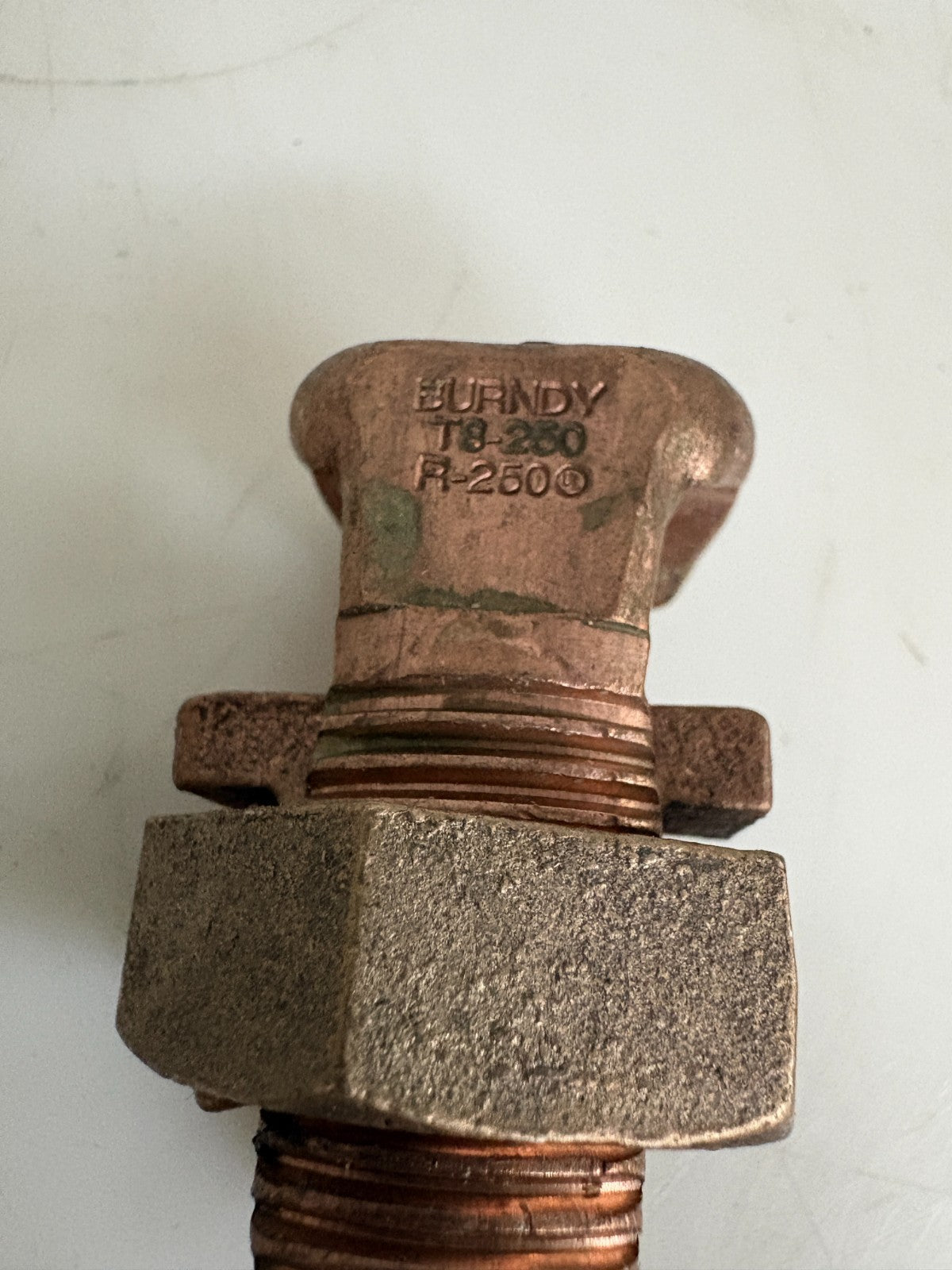 LOT OF 10 BURNDY COPPER DIRECT SPLIT BOLT CABLE TAP CONNECTOR KS29-DB TB 2503