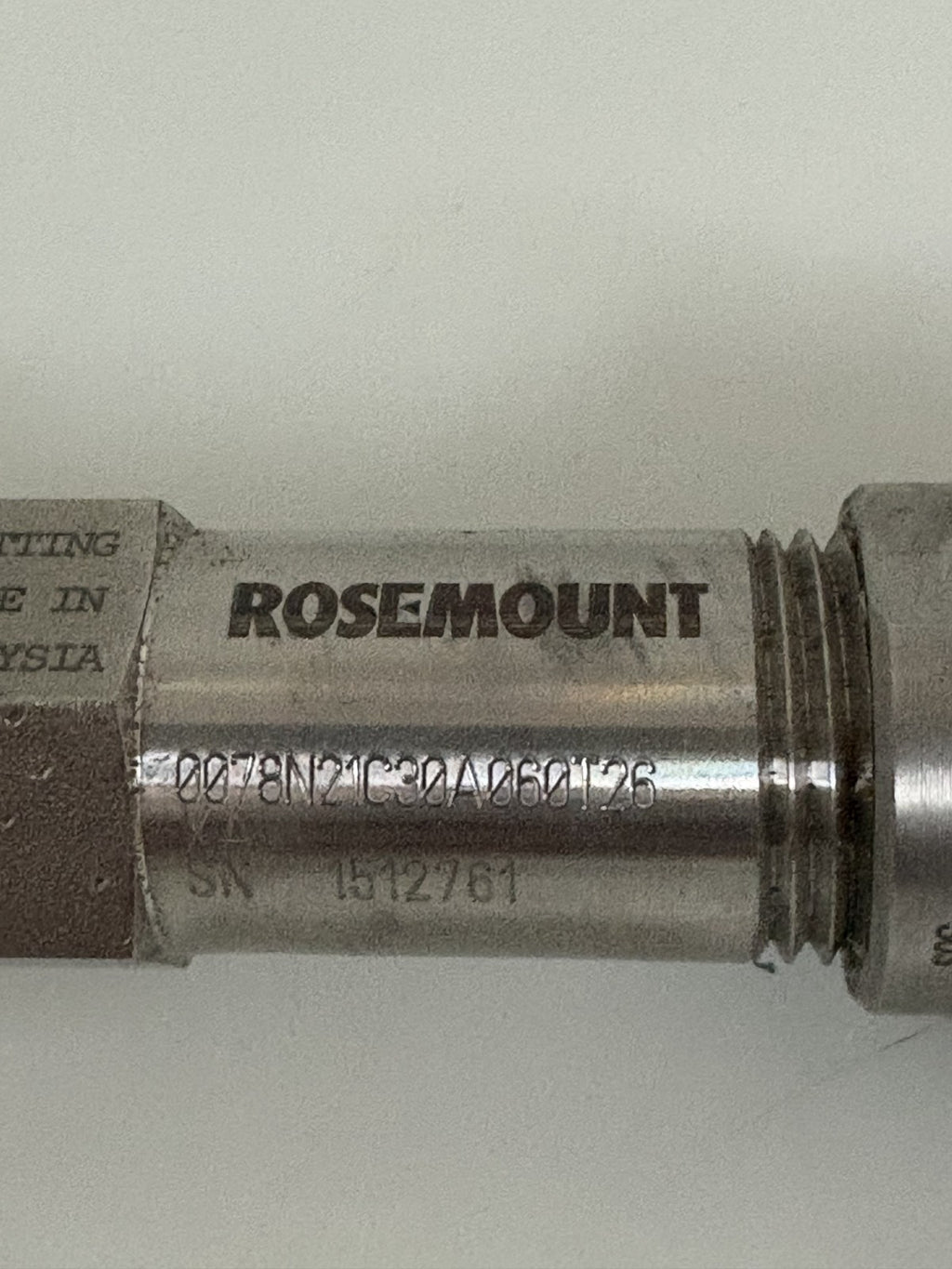 ROSEMOUNT PROBE SENSOR 0078N21C30A060T26
