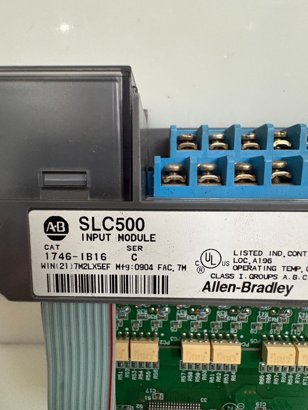 ALLEN BRADLEY INPUT MODULE 1746-IB16 SEC C