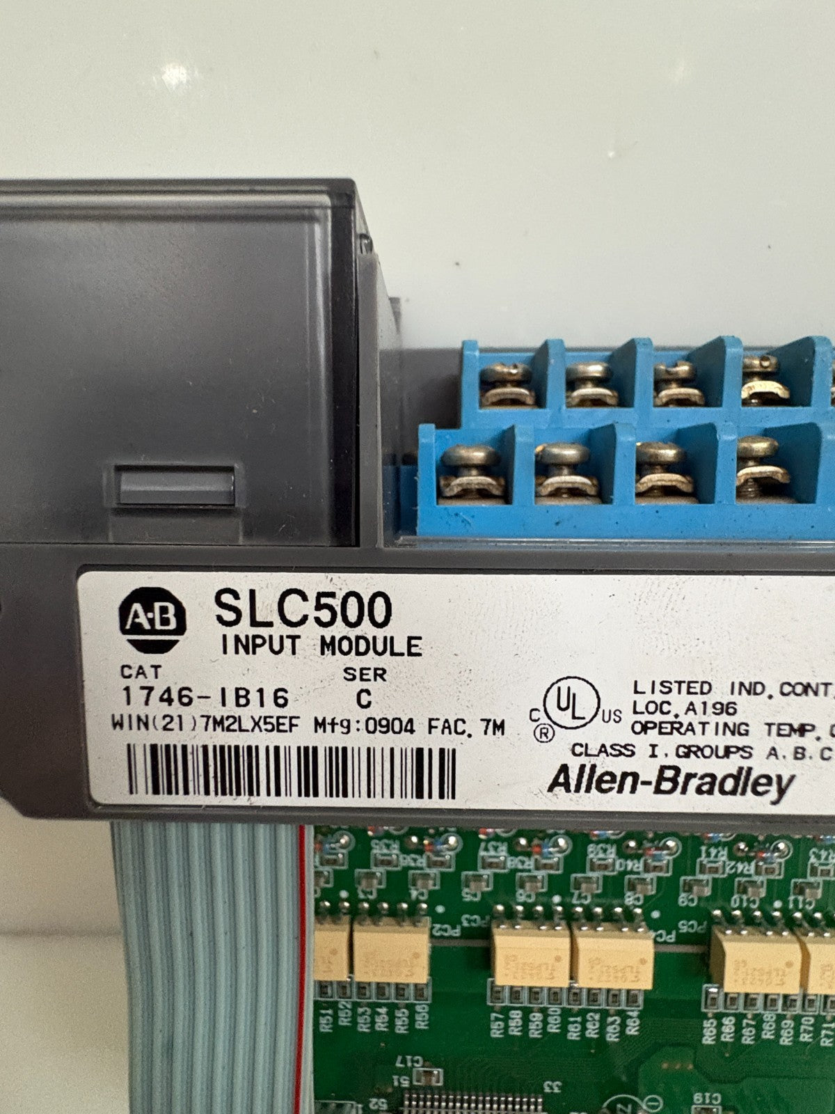 ALLEN BRADLEY INPUT MODULE 1746-IB16 SEC C