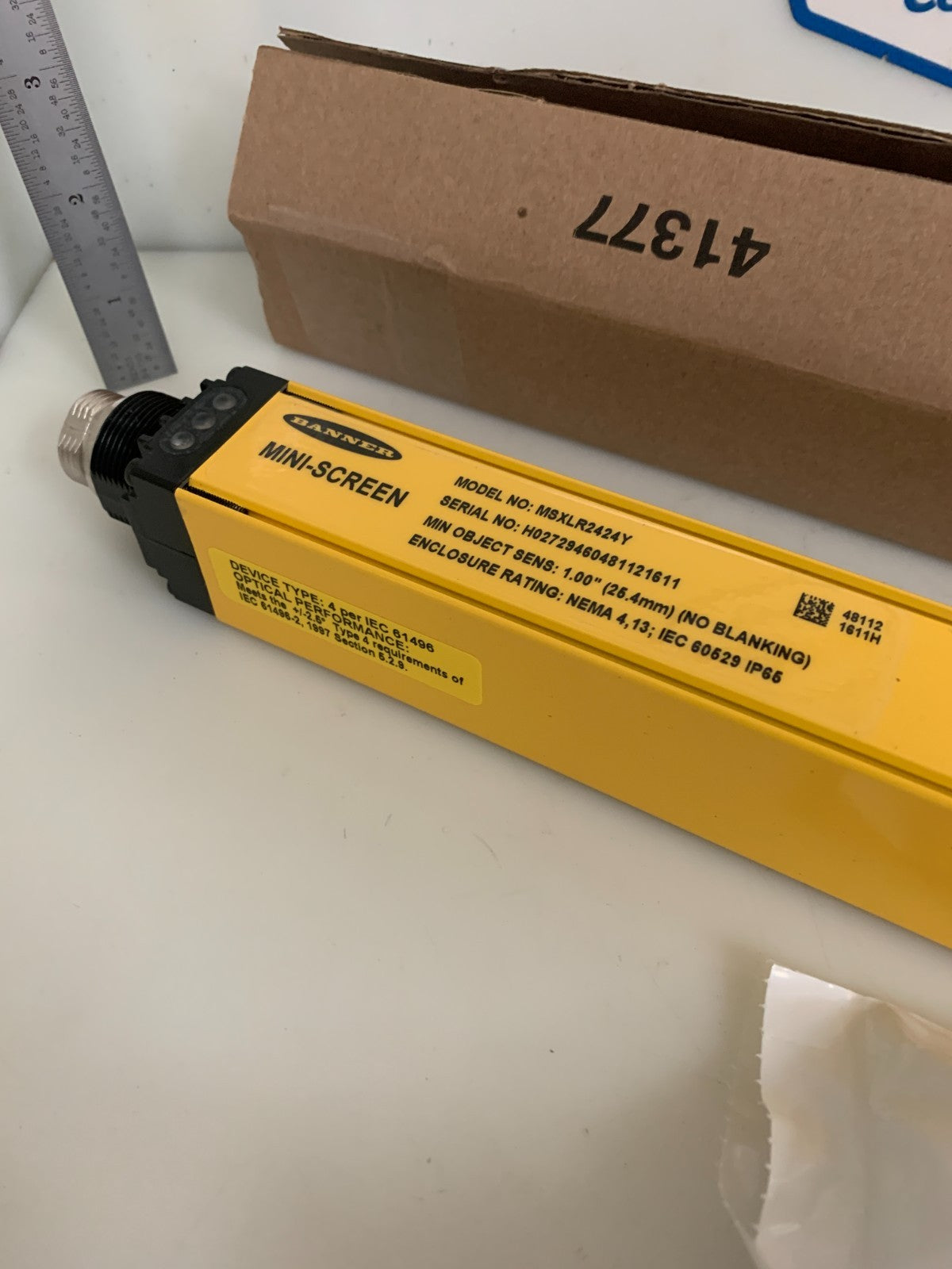 BANNER MINI SCREEN RECEIVER MSXLR2424Y