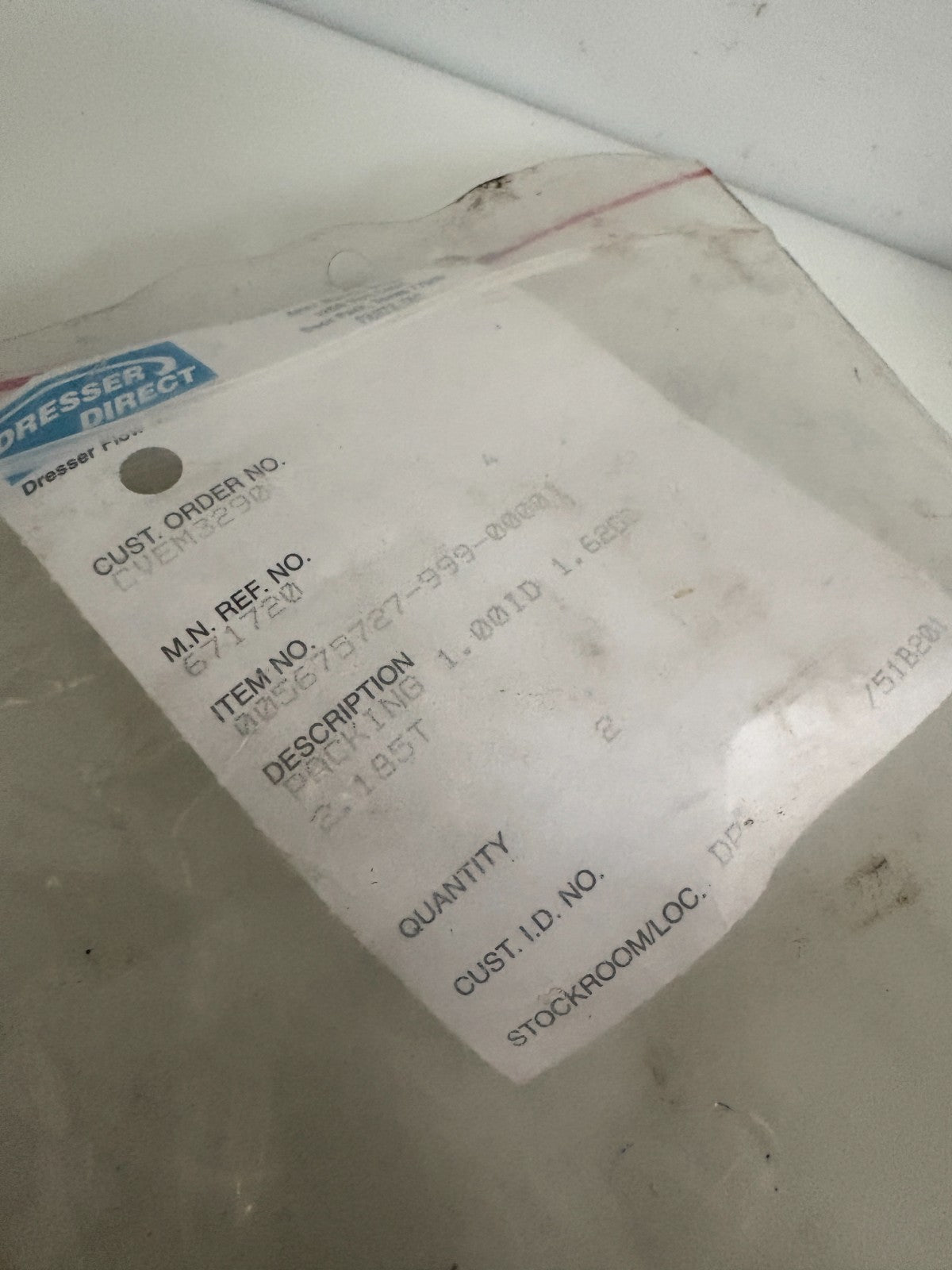 DRESSER DIRECT PACKING KIT 005675727-999-00002