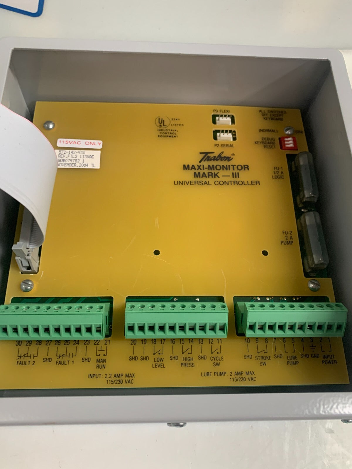 IDEX LUBRIQUIP TRABON MAXI MONITOR MARK-111 163-310-0003