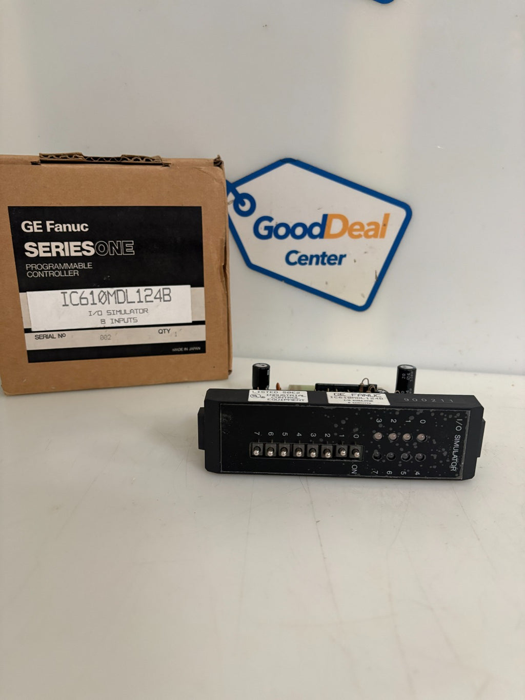 GE FANUC SERIES 1 I/O SIMULATOR 8 INPUTS IC610MDL124B0