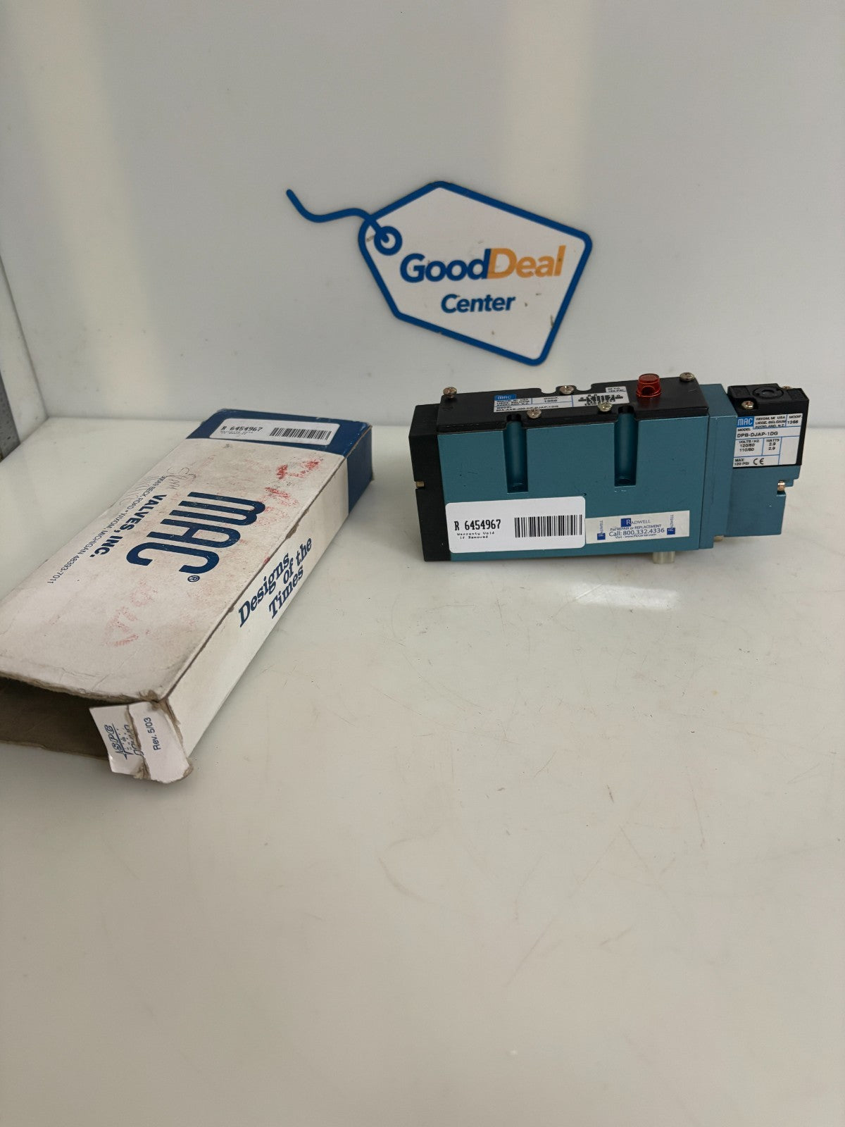 MAC VALCES 120 PSI SOLENOID VALVE 93A-AAB-000-DP-DJAP-1DG