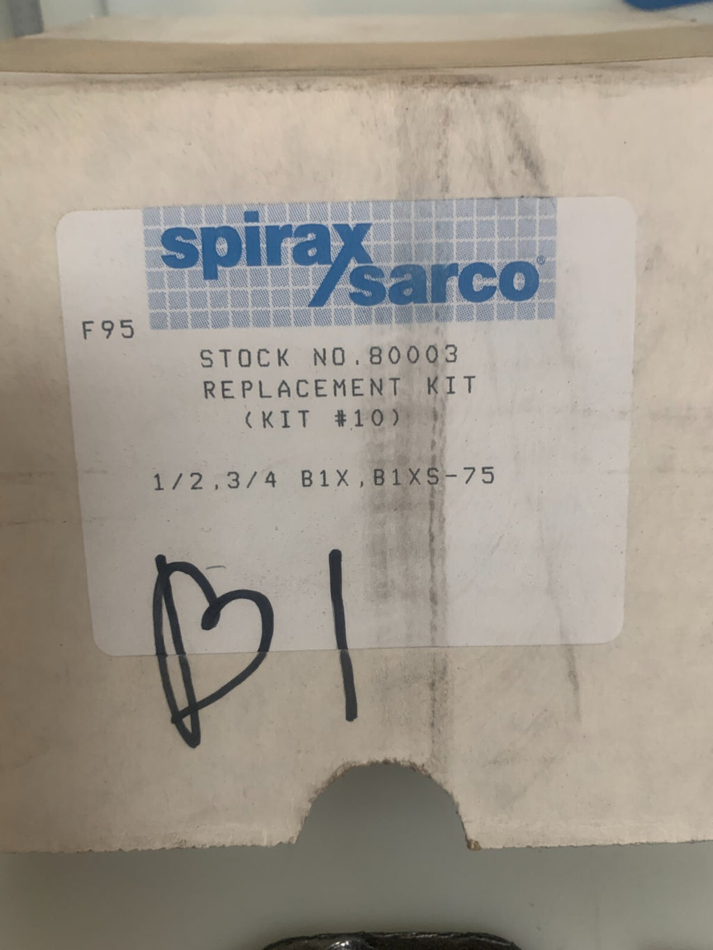 SPIRAX SARCO REPLACEMENT KIT 1/2, 3/4 B1 XS-75 #800034