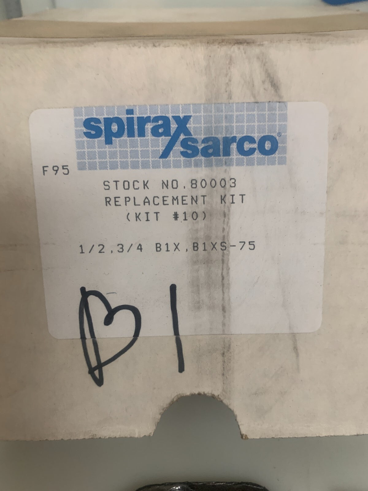 SPIRAX SARCO REPLACEMENT KIT 1/2, 3/4 B1 XS-75 #800034
