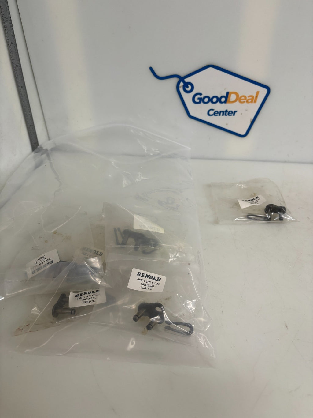 LOT OF 9 RENOLD SIMPLEX CLOSING LINK 08B-1 #26