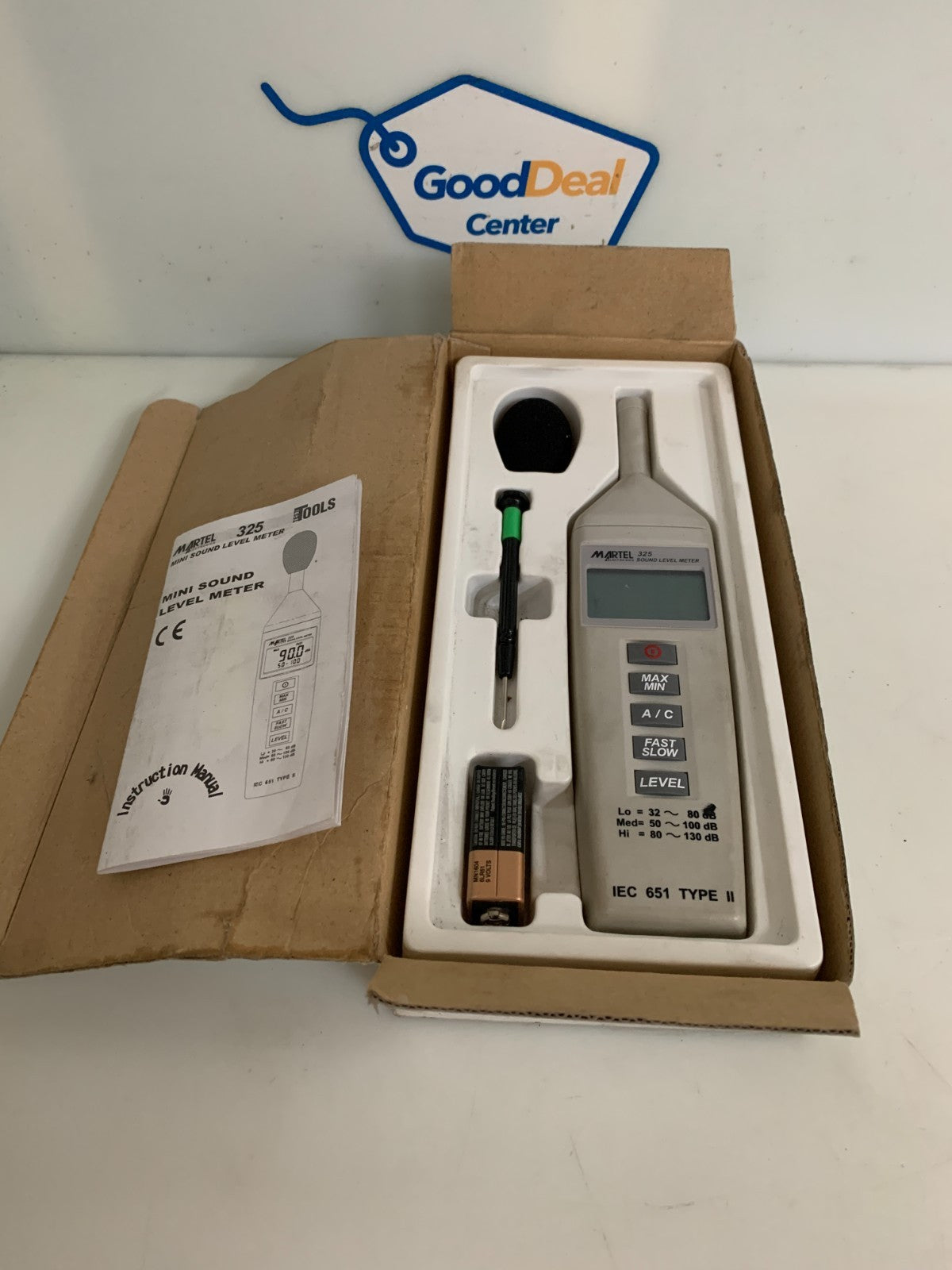 MARTEL SOUND LEVEL METER #325