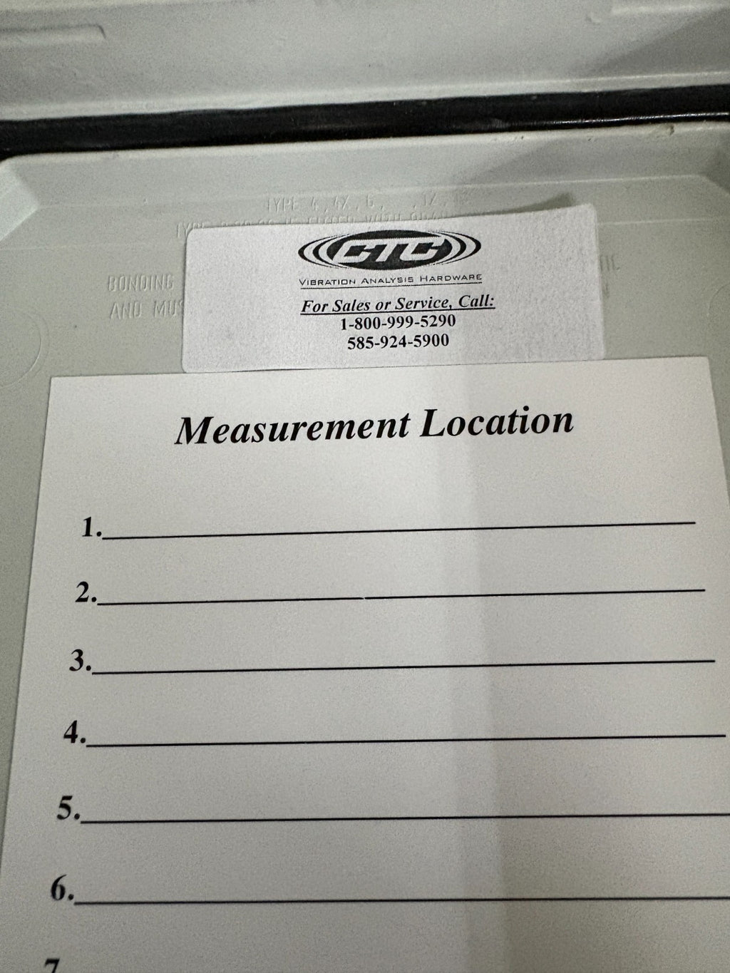 CTC VIBRATION SWITCH BOX EPN 10284