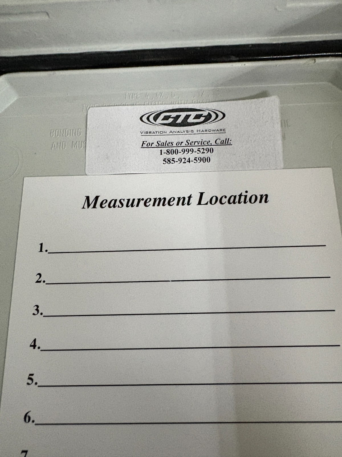 CTC VIBRATION SWITCH BOX EPN 10284