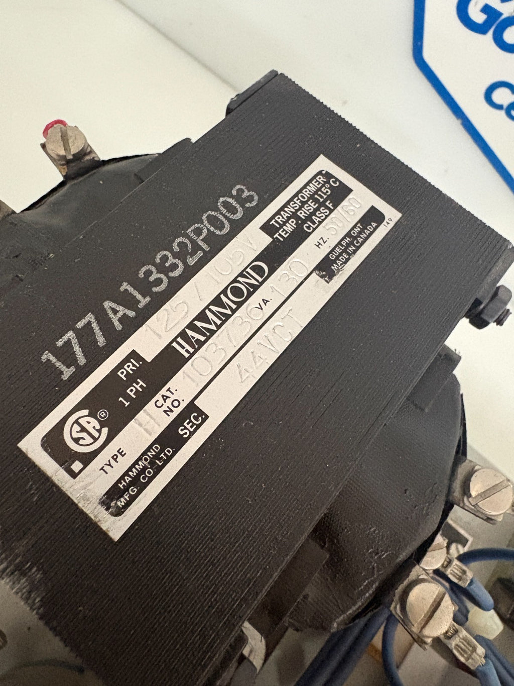 CANADIAN GENERAL ELECTRIC DRIVE POWER SUPPLY 517L427G12