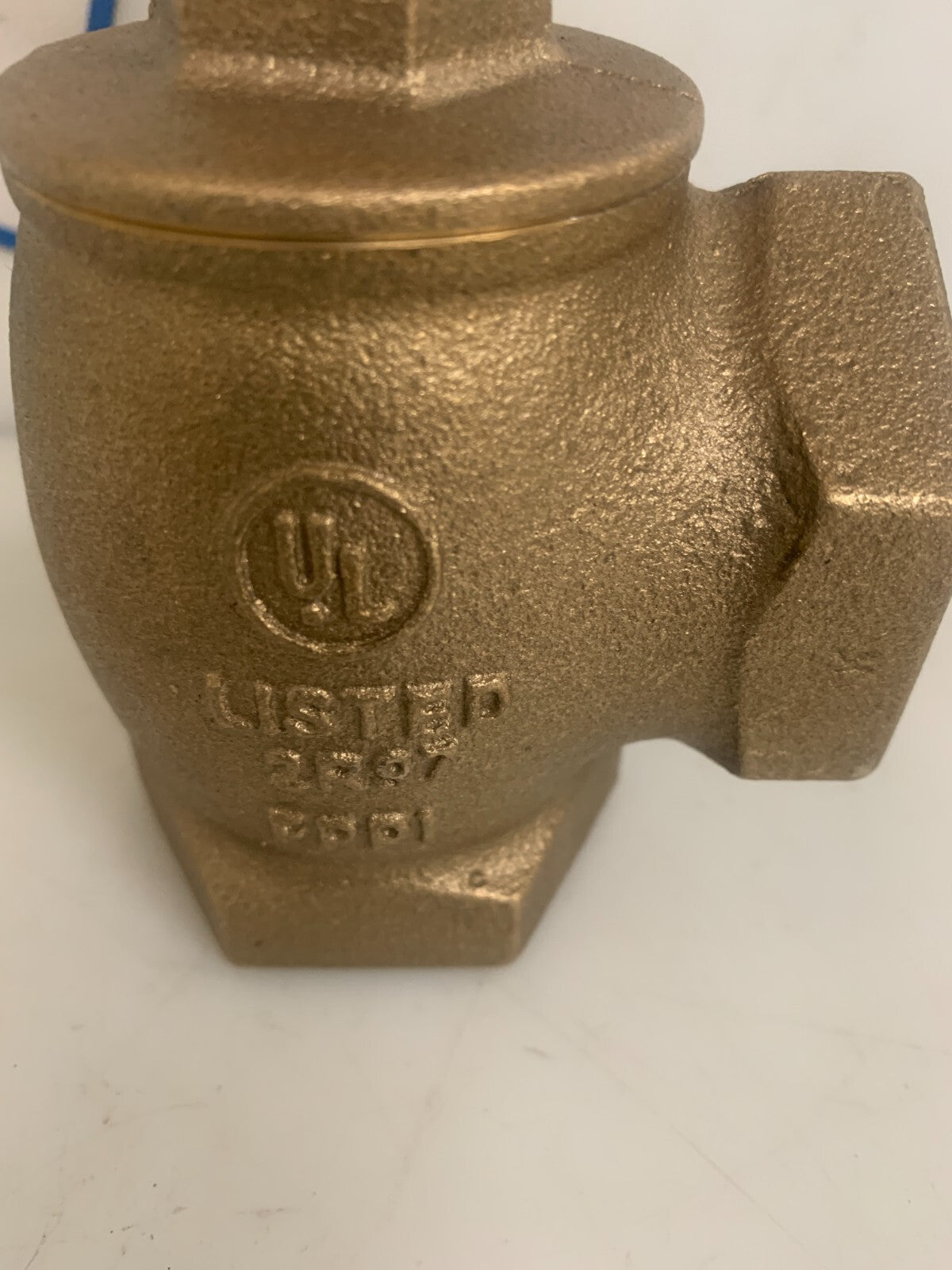 UNITED 1 1/2" TRIM AND DRAIN ANGLE GLOBE BRASS VALVE #126 UL1