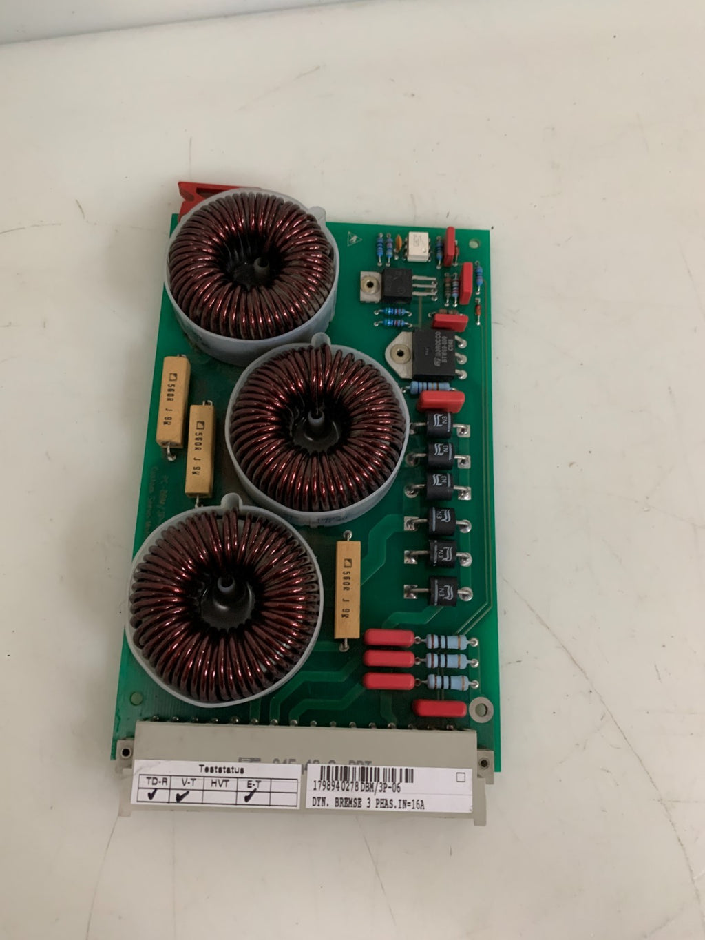 SIEMENS CUSTOM SERVO MOTORS CIRCUIT BOARD MODULE #00344206-05