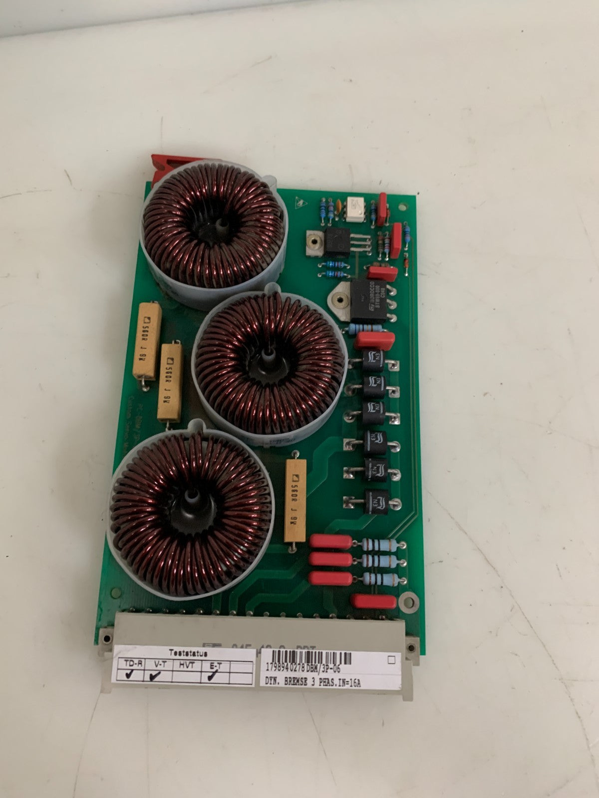 SIEMENS CUSTOM SERVO MOTORS CIRCUIT BOARD MODULE #00344206-05