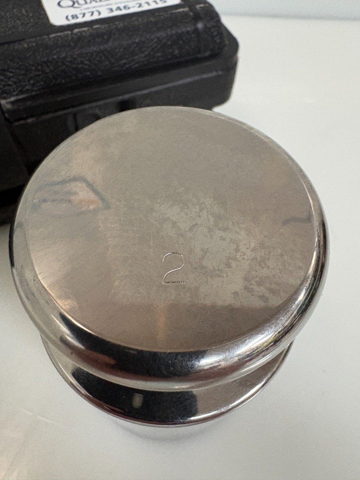 DENVER INSTRUMENT 20006 CALIBRATION WEIGHT #872000.1 IN CASE