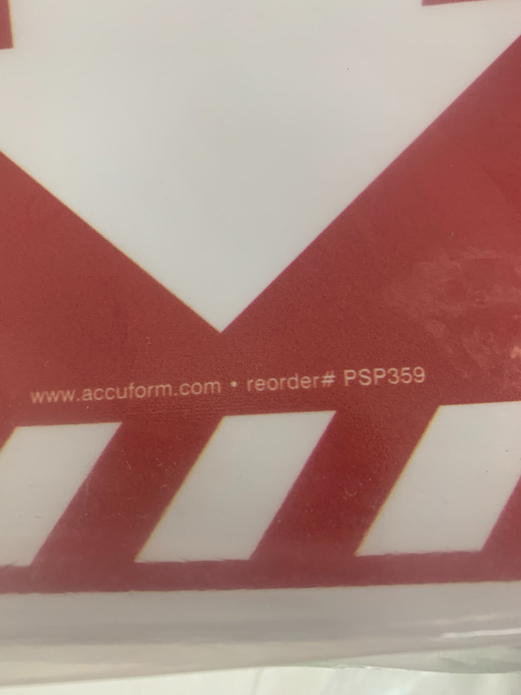 Lot of 6 Accuform Double Sided Fire Extinguisher Sign PSP3591