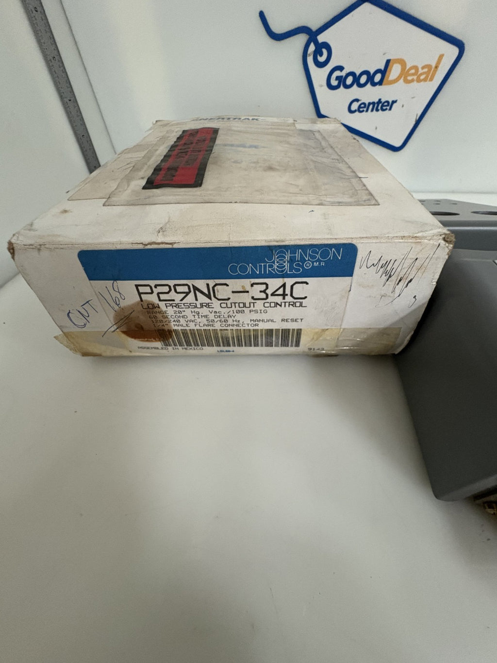 JOHNSON CONTROLS PRESSURE CONTROL P29NC-34