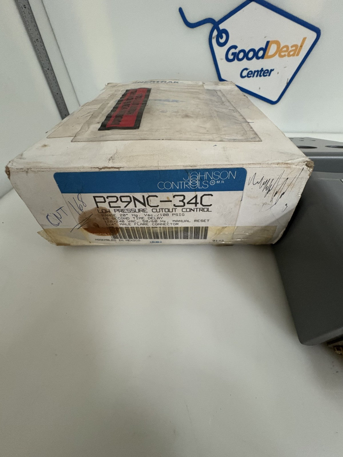 JOHNSON CONTROLS PRESSURE CONTROL P29NC-34