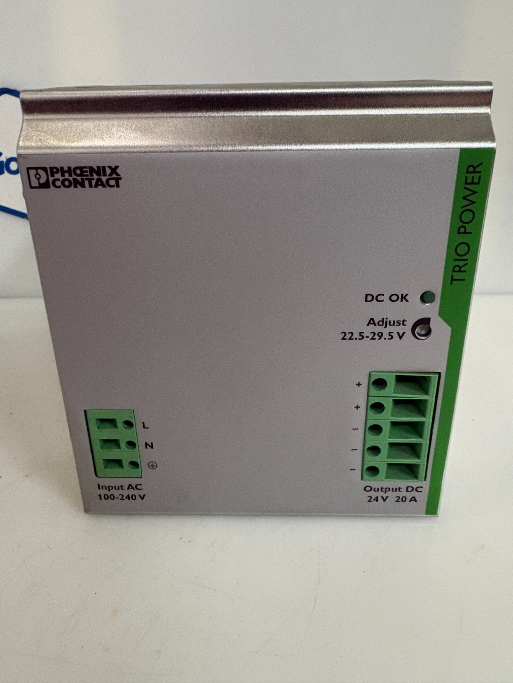 PHOENIX CONTACT POWER SUPPLY TRIO-PS/1AC/24DC/20