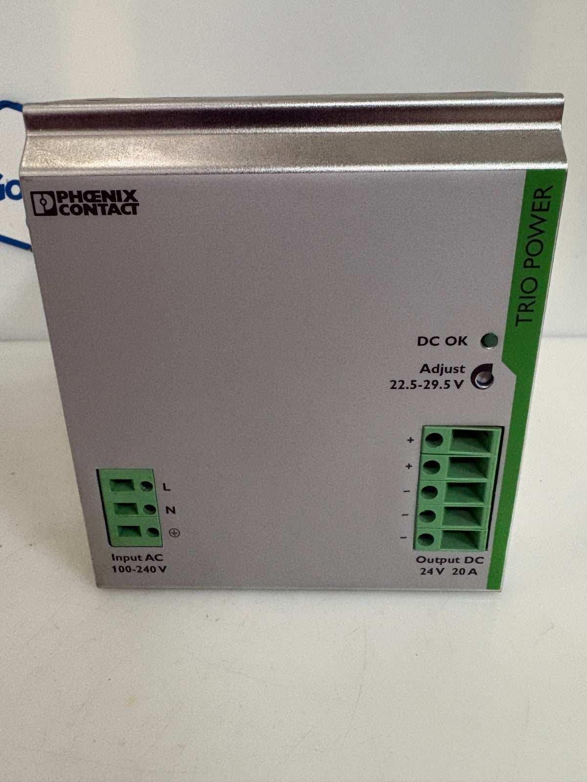 PHOENIX CONTACT POWER SUPPLY TRIO-PS/1AC/24DC/20